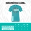 THE CHOSEN - KOMPLET: T-shirt MORSKI (Ławica ryb) + T-shirt CZARNY (Ławica rybe) - Damski